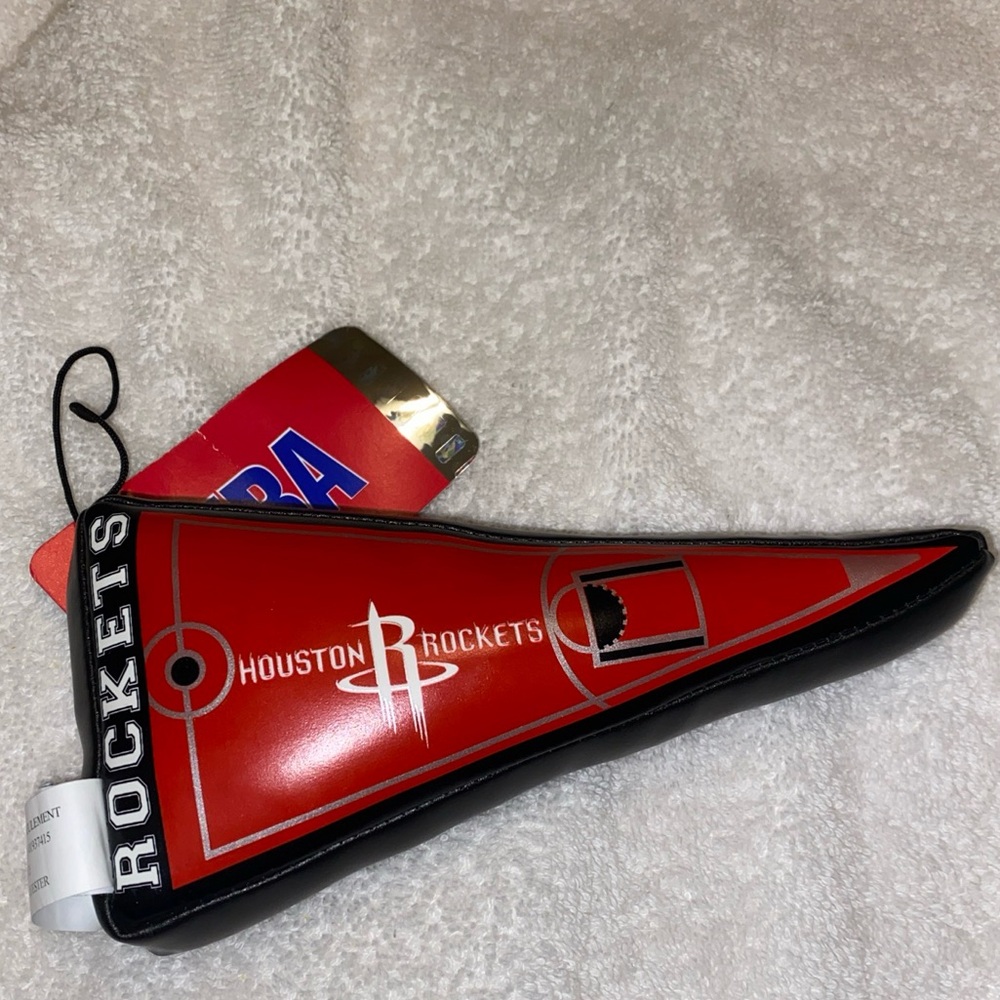 Houston Rockets Plush Flag Banner keychain souvenir memorabilia collectable NBA